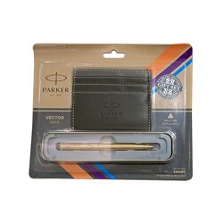Parker Vector Gold Ball Pen Gift Set